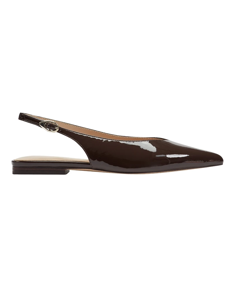 Marc Fisher Ltd Women's Gabra Pointy Toe Slingback Flats