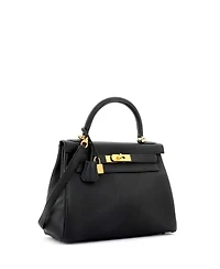 Pre-Owned HERMES Kelly Handbag Togo with Gold Hardware