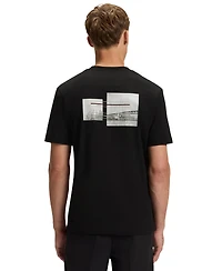 Boss by Hugo Men's Stretch Cotton Print Relaxed-Fit T-Shirt
