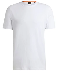 Boss by Hugo Men's Slub-Cotton Logo Detail T-Shirt