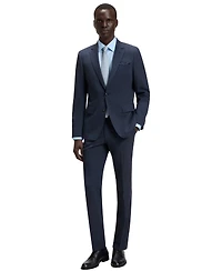 Boss by Hugo Men's Micro-Patterned Stretch Slim-Fit Suit