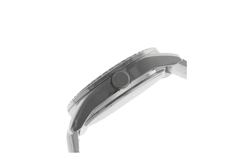 Peugeot Women's Watch 40mm Bold Crystal Bezel Leather Strap