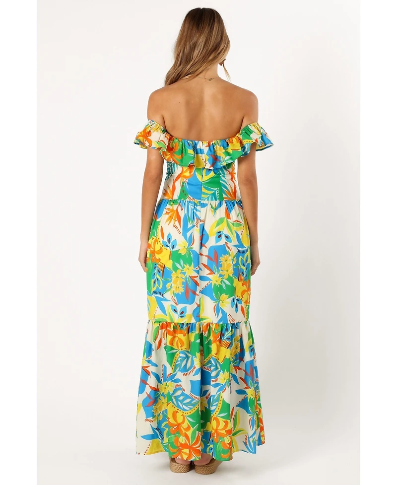 Petal and Pup Women's Harriet Off Shoulder Maxi Dress