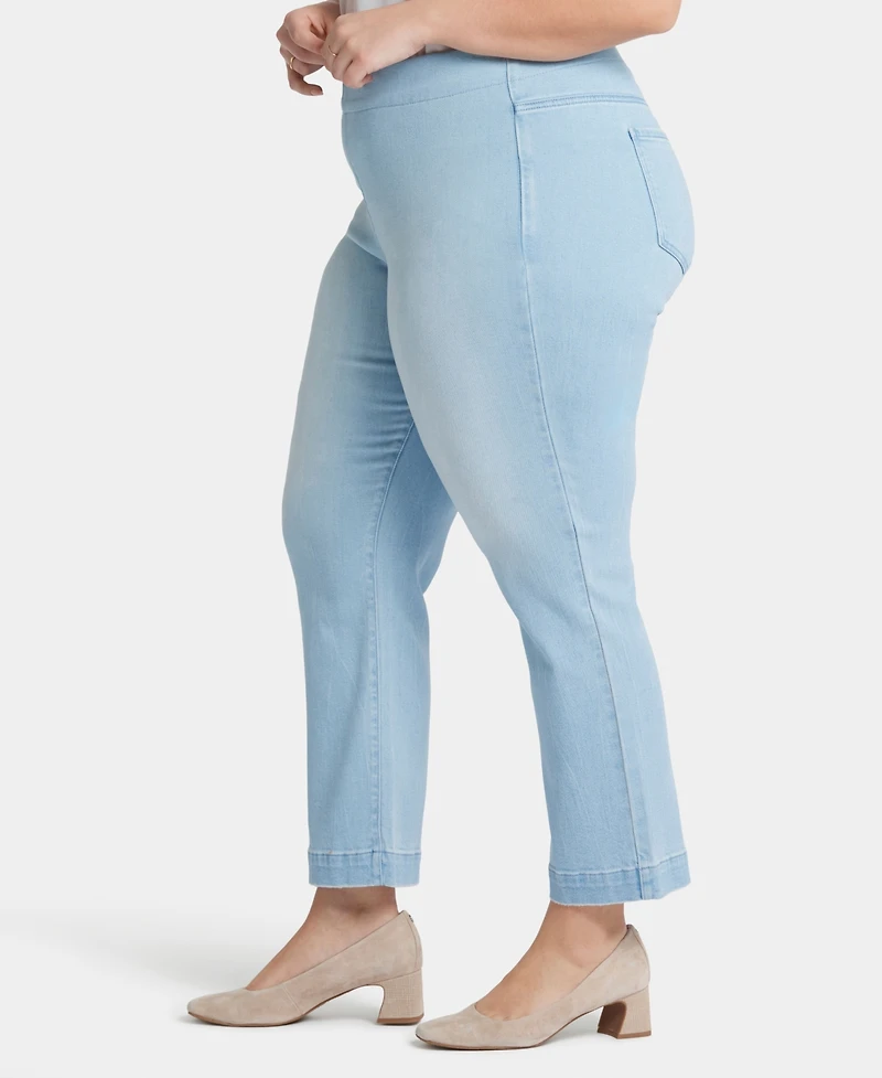 Nydj Plus Bailey Relaxed Ankle Pull On Jeans