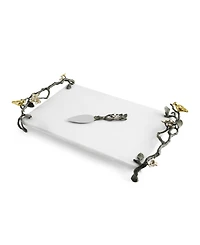 Michael Aram Lovebirds Cheese Board with Knife