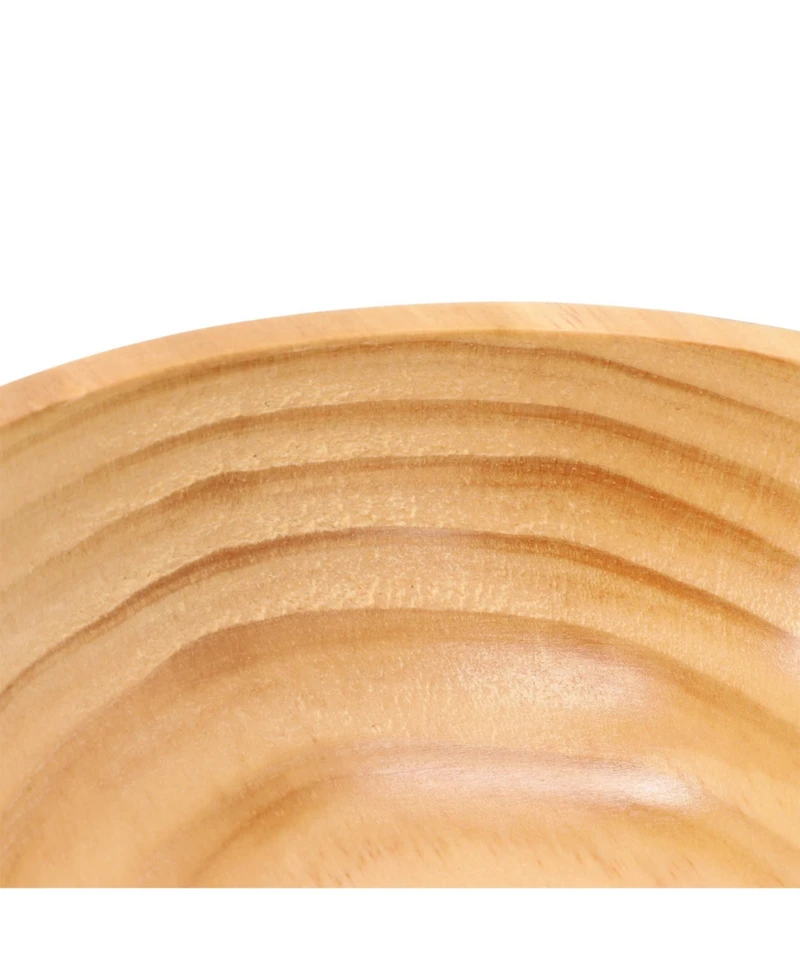 MegaChef 7 Inch Bamboo Wood Serving Bowl