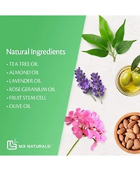 M3 Naturals Natural Tea Tree Balm Infused with Almond Oil and Stem Cell | 2oz