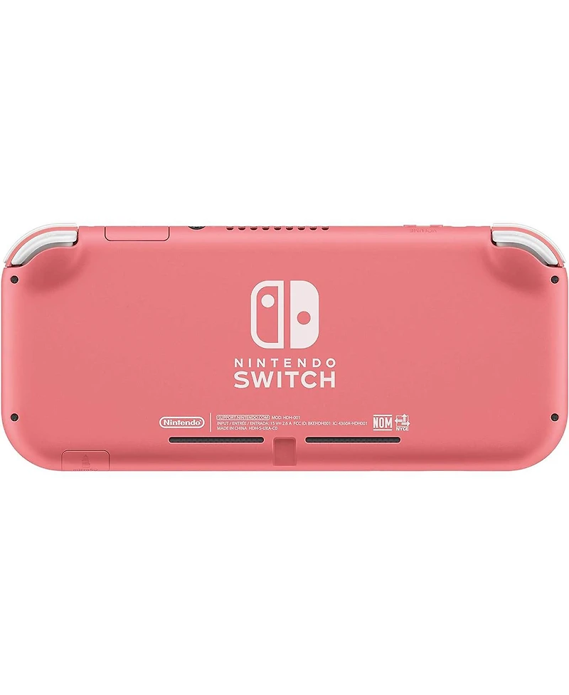 Nintendo Switch Lite Coral Bundle With Mario Kart 8 Deluxe Game