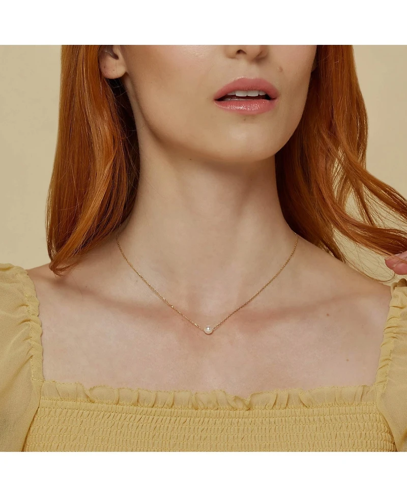 Sterling Silver Abby Single Cultured Pearl Bracelet, Necklace & Dangled Drop Earrings Set