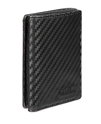 Kenneth Cole Reaction Men's Rfid Magnetic Carbon Fiber Z-Fold Trifold Wallet