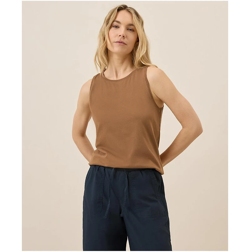 Pact Women's Organic Cotton Softspun High Neck Tank