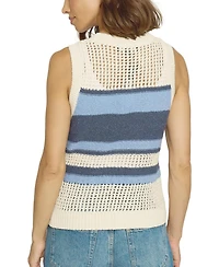 Central Park West Women's Textured Stripe Tank Top