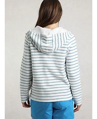 Weird Fish Women's Striped Full Zip Hoodie