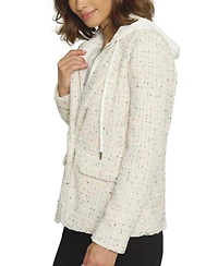 Central Park West Women's Tweed Dickey Blazer