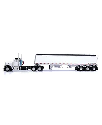 First Gear Dcp 1/64 & Peterbilt 379 Day Cab with Lode King Grain Trailer 60