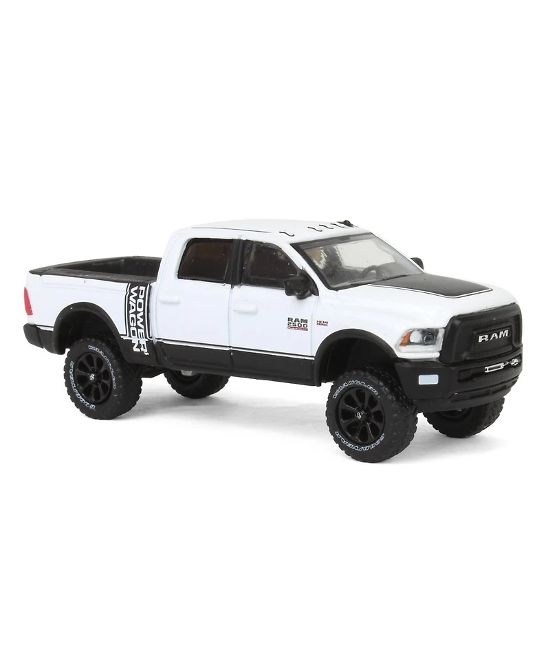 1/64 Lifted 2017 Ram 2500 Power Wagon Pickup Truck White Exclusive