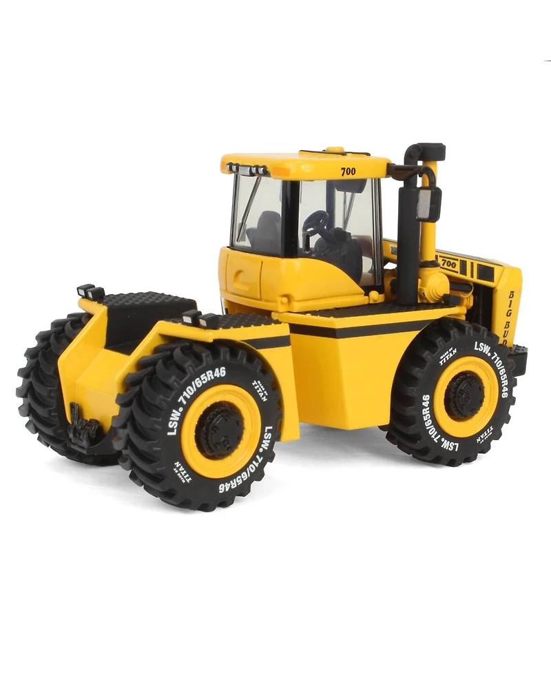 First Gear 1/64 Big Bud 700 Las Vegas Yellow Ce Construction Version with Titan Goodyear Lsw Tires