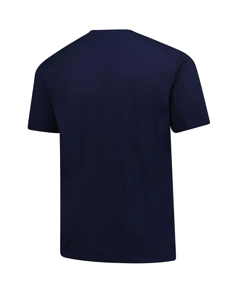 Fanatics Men's Navy Green Bay Packers Big Tall Americana T-Shirt