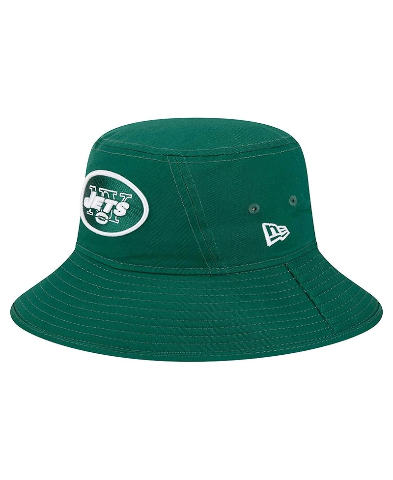 New Era Men's Green New York Jets Main Bucket Hat