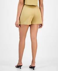 Bar Iii Women's Pleated Mini Skort, Exclusively at Macy's