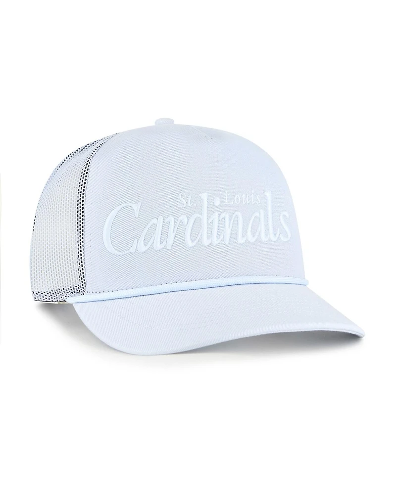 '47 Brand Men's Light Blue St. Louis Cardinals Foundation Script Hitch Adjustable Trucker Hat