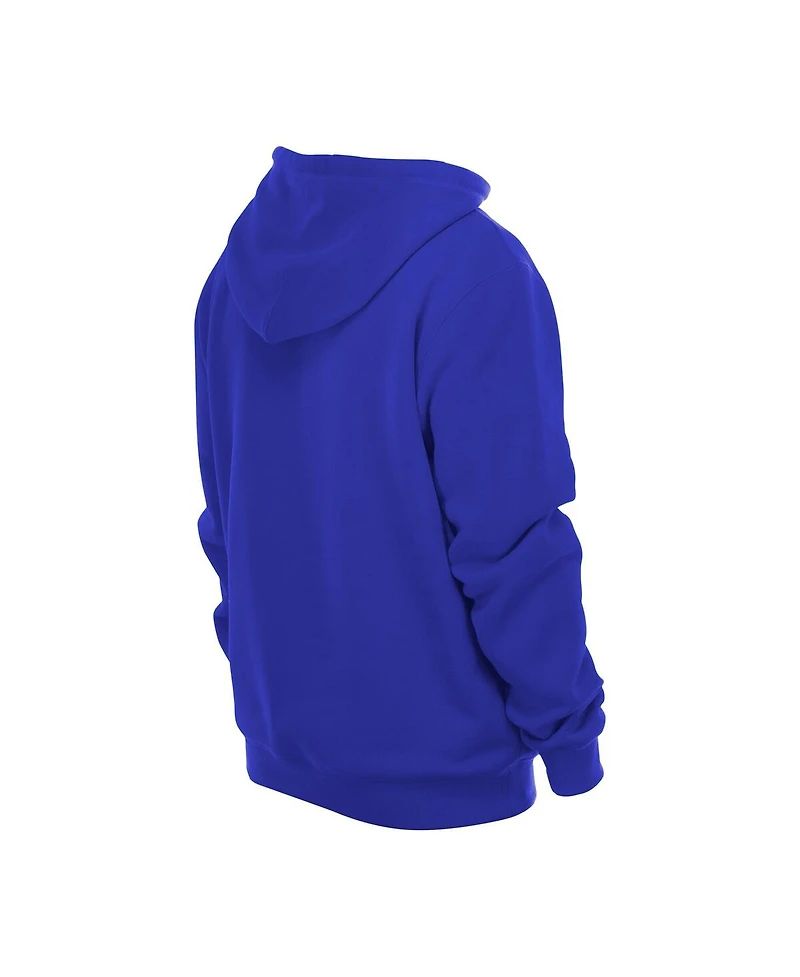 New Era Men's Royal Milwaukee Bucks 2024/25 City Edition Chenille Heavyweight Pullover Hoodie