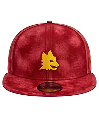 New Era Men's Red As Roma Tie-Dye 9FIFTY Snapback Hat