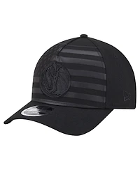 New Era Men's Black Dallas Mavericks Game Day Flag A-Frame 9FORTY Adjustable Hat
