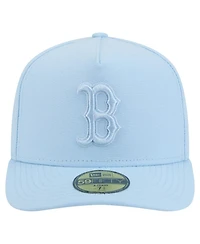 New Era Men's Light Blue Boston Red Sox Color Pack A-Frame 59FIFTY Fitted Hat