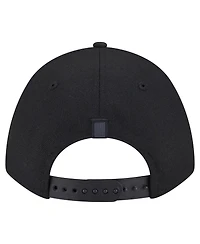 New Era Men's Black Chicago Blackhawks Game Day Stealth Flag 9FORTY A-Frame Adjustable Hat