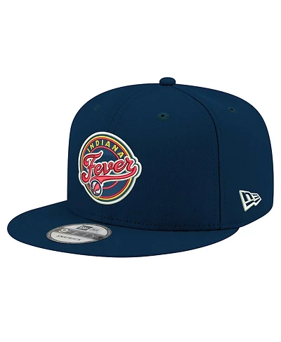 New Era Men's and Women's Navy Indiana Fever Logo 9FIFTY Snapback Hat