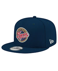 New Era Men's and Women's Navy Indiana Fever Logo 9FIFTY Snapback Hat