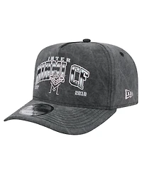 New Era Men's Black Inter Miami Cf Washed 9FIFTY A-Frame Adjustable Hat