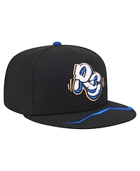 New Era Men's Black Rancho Cucamonga Quakes Authentic Collection 59FIFTY Fitted Hat