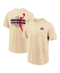 Fanatics Men's and Women's Natural Washington Mystics Wnba Team Elite T-Shirt