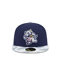 New Era Men's Navy Wisconsin Timber Rattlers Theme Nights 59FIFTY Fitted Hat