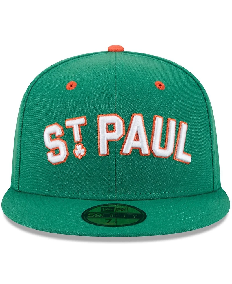 New Era Men's Green St. Paul Saints Theme Nights 59FIFTY Fitted Hat