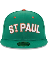 New Era Men's Green St. Paul Saints Theme Nights 59FIFTY Fitted Hat