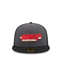 New Era Men's Gray Memphis Redbirds Theme Nights 59FIFTY Fitted Hat