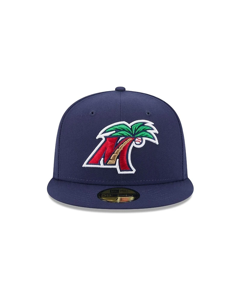 New Era Men's Navy Fort Myers Mighty Mussels Theme Nights 59FIFTY Fitted Hat