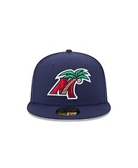 New Era Men's Navy Fort Myers Mighty Mussels Theme Nights 59FIFTY Fitted Hat
