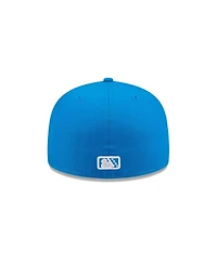 New Era Men's White Durham Bulls Theme Nights 59FIFTY Fitted Hat