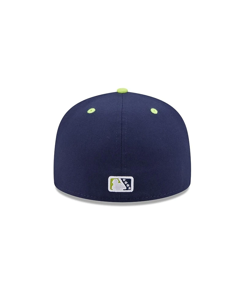 New Era Men's Navy Bowling Green Hot Rods Theme Nights 59FIFTY Fitted Hat
