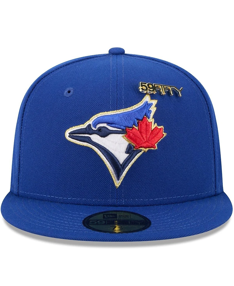 New Era Men's Royal Toronto Blue Jays 2025 59FIFTY Day Fitted with Pins Hat