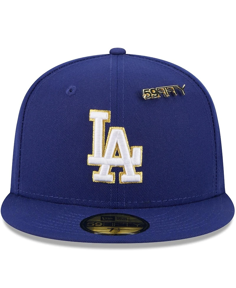 New Era Men's Royal Los Angeles Dodgers 2025 59FIFTY Day Fitted with Pins Hat