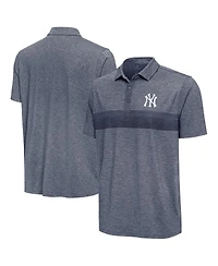 Antigua Men's Heather Navy New York Yankees Dashing Polo Shirt