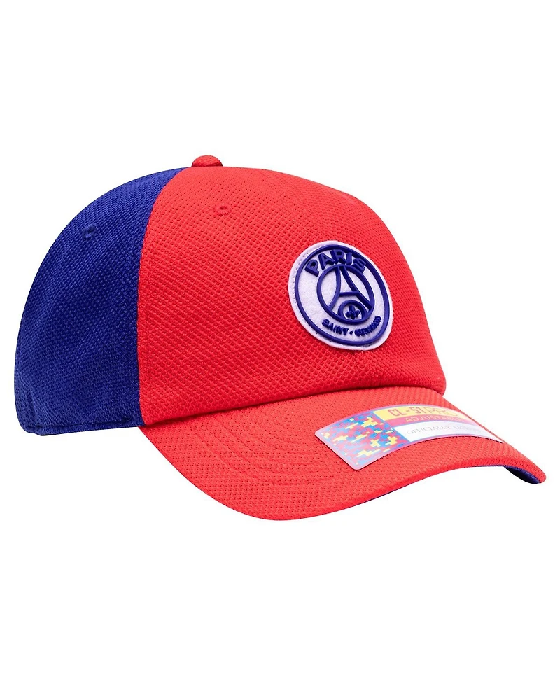 Fan Men's Ink Red/Navy Paris Saint-Germain Striker Adjustable Hat