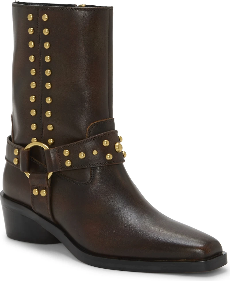 Vince Camuto Women's Roista Studded Western Moto Booties