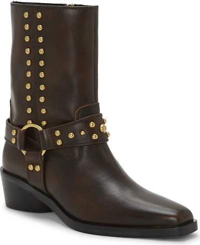 Vince Camuto Women's Roista Studded Western Moto Booties