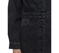 Dkny Jeans Women's Button-Down Long-Sleeve Denim Dress - Nsx